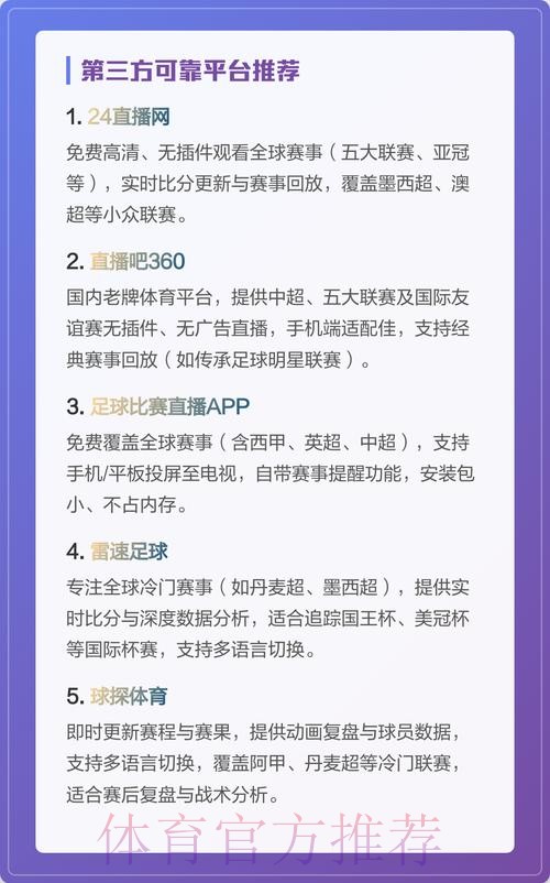 如何选择观看世界杯直播的软件平台